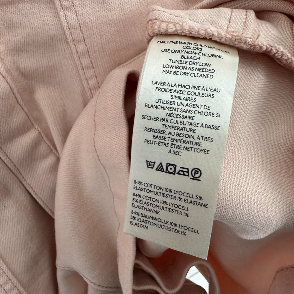 Pilcro Anthropologie Women’s Size 12 Pink Rose The Kit Utility Romper New - Picture 7 of 8